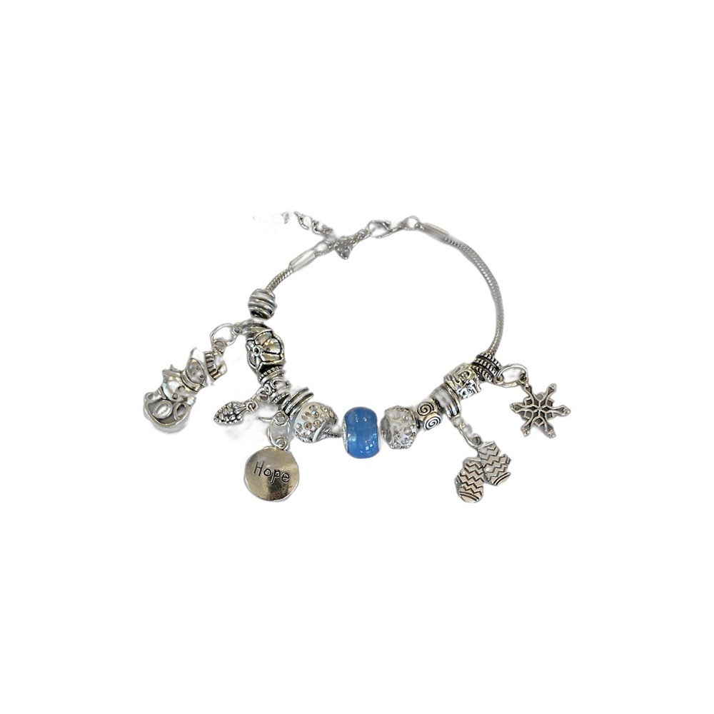 Winter Theme European charm bracelet